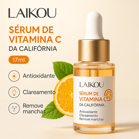 Sérum Facial Laikou Vitamina C 17ml - Clareador Anti-idade