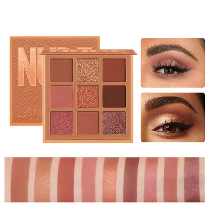 Paleta Palace 9 Cores - Tons Marrom e Vermelho