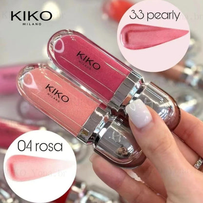 Kiko 3D Hydra Lipgloss 6,5 ml – Gloss Hidratante Efeito 3D